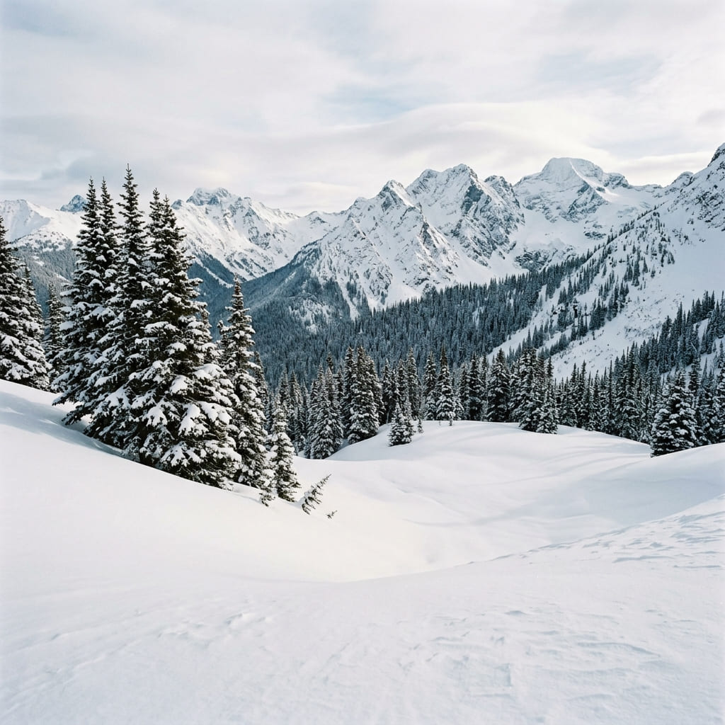 Advanced snowboarder in Apharwat powder